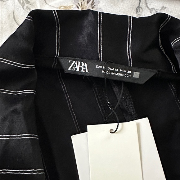 Zara Black and White Striped Blazer Dress - Picture 2 of 2